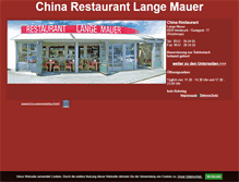 Tablet Screenshot of lange-mauer.com